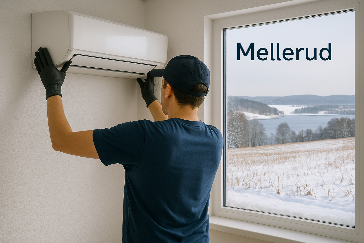 Installation av luftvärmepump i Mellerud